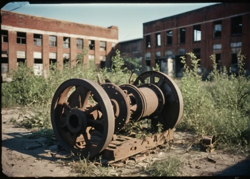 lubitel 2,cable reel,rollei,iron wheels,wooden cable reel,old tires,cog,old factory,film rolls,old wheel,cog wheels,brickyards,cog wheel,machinery,film roll,spool,pinhole,abandoned factory,industrial ruin,brownfields,Photography,Documentary Photography,Documentary Photography 02