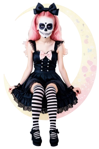 meto,tumbling doll,marionette,gothicus,anabelle,girl doll,doll cat,rag doll,mangle,derivable,skull allover,decora,calaverita sugar,dollmaker,voo doo doll,porcelain doll,gothic dress,sugar skull,doll,ghost girl,Illustration,Realistic Fantasy,Realistic Fantasy 40