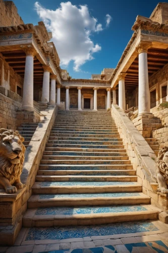 ephesus,palace of knossos,knossos,kourion,leptis,laodicea,herodium,hierapolis,baalbek,jerash,baalbeck,dougga,akrotiri,greek temple,tiryns,lectionis,hellas,palmyra,hampi,morgantina,Photography,General,Fantasy