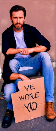 hobo,cd cover,yoe,homeless man,curb,lonergan,labeouf,homelessness,homeless,voe,jemaine,yer,yoy,ome,yew,unemployement,rlm,panhandler,yoho,veto,Conceptual Art,Oil color,Oil Color 14