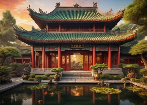 asian architecture,tianxia,jinchuan,fengshui,qibao,zui,feng shui,yonghai,dojo,teahouse,taoism,qingcheng,sanshui,yangzhou,buddhist temple,the golden pavilion,jiangnan,hall of supreme harmony,xixia,dalixia,Conceptual Art,Daily,Daily 16