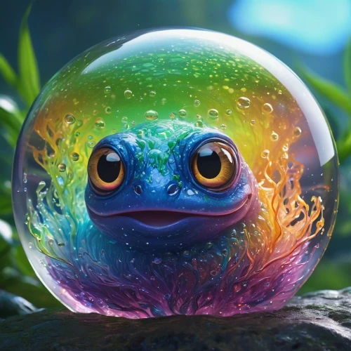 prism ball,glass orb,frowick,discala,lensball,wasowski,ballala,glass sphere,kawaii frog,pascal,soap bubble,glass ball,zoombinis,renderman,crystal egg,pixar,crystal ball,frosch,frozen soap bubble,chromaffin,Photography,General,Natural