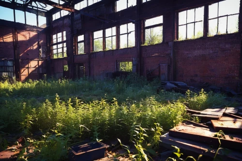 abandoned factory,brickyards,brickworks,industrial ruin,old factory,empty factory,old factory building,abandoned train station,fabrik,railyards,industrial hall,freight depot,overgrowth,warehouse,abandoned building,industrial plant,lost place,abandoned places,factories,brownfields,Conceptual Art,Fantasy,Fantasy 18