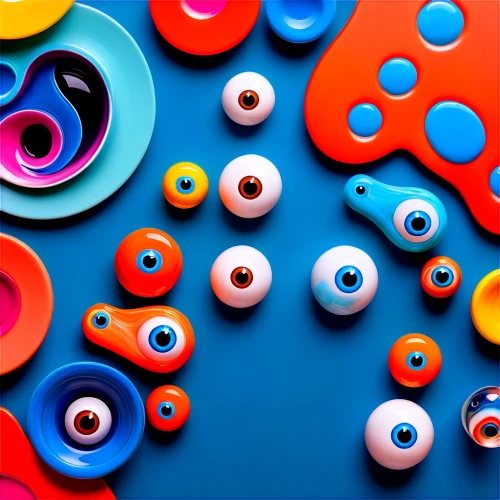eyeballs,eyestalks,eyespots,abstract eye,eyeholes,ufdots,children's eyes,eyeball,eye ball,eyelets,paint spots,dot,dots,spinart,button pattern,oeil,zooids,dot pattern,baudot,zoospores,Unique,Design,Knolling