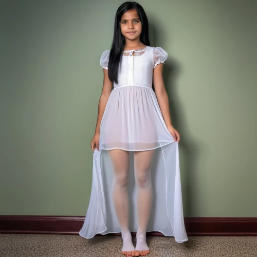 doll dress,girl in white dress,nightgown,nightdress,the girl in nightie,a girl in a dress,hemline,white winter dress,eurydice,dress doll,hemlines,girl in a long dress,white clothing,ghost girl,quinceanera,girl in cloth,white dress,vestido,a floor-length dress,girl on a white background,Photography,General,Realistic