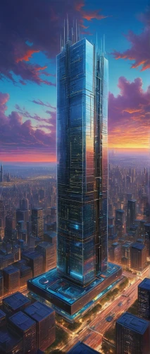 the skyscraper,skyscraper,cybercity,guangzhou,skyscraping,chengli,skycraper,tianjin,supertall,skyscrapers,skyscraper town,skylstad,cyberport,zhengzhou,high-rise building,sky city,xujiahui,sky apartment,shenzen,futuristic architecture,Illustration,Realistic Fantasy,Realistic Fantasy 32