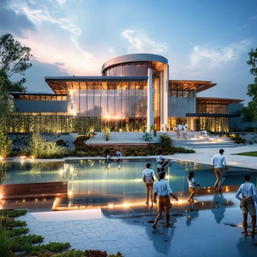 futuristic art museum,snohetta,oakbrook,luxury home,renderings,segerstrom,umbc,infosys,feng shui golf course,dupage opera theatre,sackler,futuristic architecture,ualbany,vmfa,getty,kennedy center,suzhou,doral golf resort,mansion,asian architecture,Photography,General,Realistic