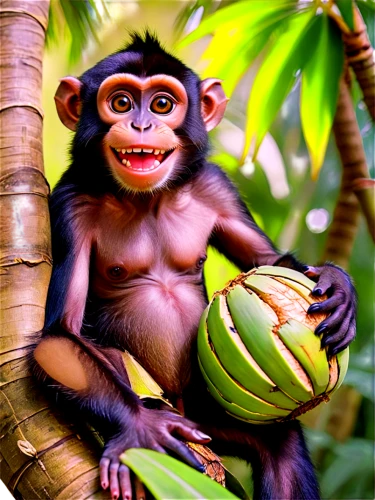 crab-eating macaque,palaeopropithecus,macaco,macaca,monkey banana,prosimian,alouatta,chimpanzee,bonobo,propithecus,bonobos,simian,macaque,kurumba,tamarin,mangabey,uakari,cercopithecus neglectus,primate,baby monkey,Illustration,Realistic Fantasy,Realistic Fantasy 42