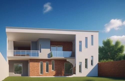 3d rendering,residencial,inmobiliaria,modern house,passivhaus,sketchup,revit,modern architecture,duplexes,homebuilding,render,vivienda,residential house,appartment building,cubic house,block balcony,immobilier,immobilien,prefabricated buildings,3d rendered,Photography,General,Realistic