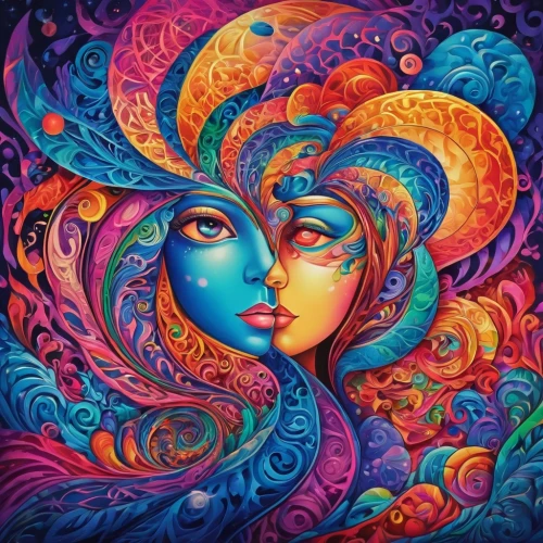 vibrantly,boho art,vibrancy,colorful spiral,dmt,psychedelia,ayahuasca,colorful background,empath,vibrance,psychedelic,psychosynthesis,harmony of color,bohemian art,fractals art,vibrational,mantra om,energies,swirl,reinas,Illustration,Realistic Fantasy,Realistic Fantasy 39