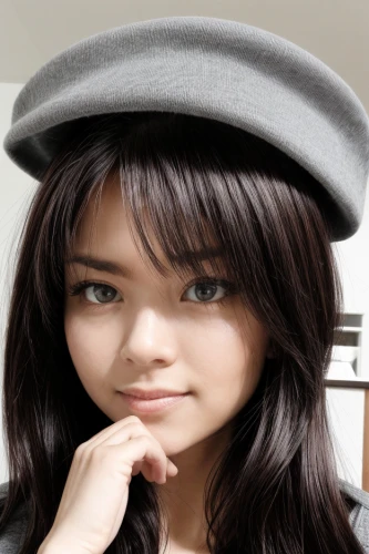 beret,girl wearing hat,bowler hat,leather hat,ushanka,hat retro,asian conical hat,kepi,berets,black hat,baret,felt hat,hat womens,trilby,brown hat,sirikit,miss vietnam,viet nam,soekarnoputri,yuanwang