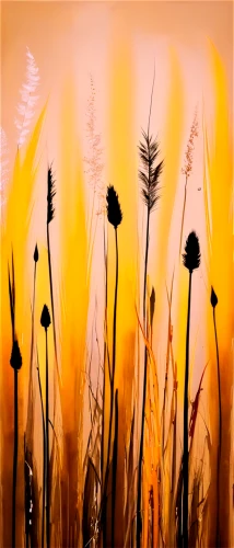 reed grass,cattails,reedbeds,reeds,reedbed,sedges,bulrushes,dandelion background,yellow grass,needlegrass,long grass,dune grass,grass fronds,grasses in the wind,wheat grasses,phragmites,dried grass,grasslands,bulrush,bromus,Conceptual Art,Oil color,Oil Color 20