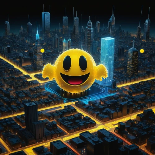 pacman,smileys,emoji,emojicon,smilies,smiley emoji,emoji balloons,emojis,grin,friendly smiley,brickowski,elec,bat smiley,emoticon,smilie,emoji programmer,emoticons,smilow,smiley,cinema 4d,Illustration,Realistic Fantasy,Realistic Fantasy 03