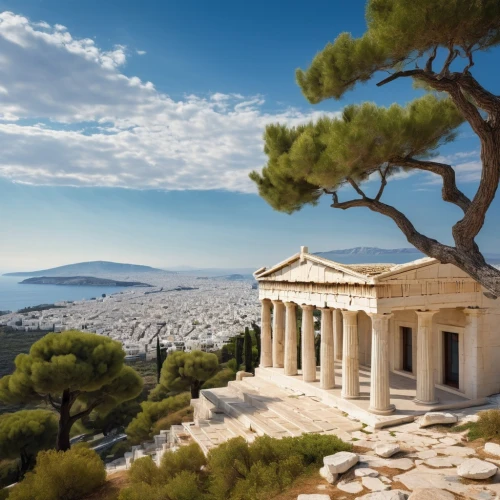 greek temple,panathenaic,athen,athens,zappeion,hellenic,hellas,erechtheion,athenian,erechtheus,grecia,akropolis,kerameikos,greece,acropolis,panathenian,laodicea,grece,grecian,piraeus,Art,Artistic Painting,Artistic Painting 30