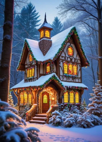 christmas landscape,winter house,gingerbread house,santa's village,winter village,gingerbread houses,the gingerbread house,christmas house,house in the forest,winterplace,christmas scene,christmas town,wooden house,log cabin,beautiful home,snow house,warm and cozy,christmas village,christmas snowy background,the holiday of lights,Photography,Documentary Photography,Documentary Photography 09