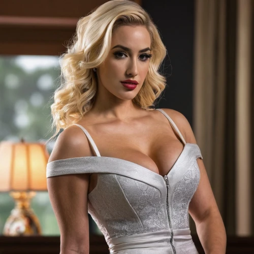 brie,carmella,mella,christi,charlotte,bombshell,scarlett,peyton,mirren,cardi,bustier,dorinda,blonde in wedding dress,gia,ravishing,rusev,nastia,merilyn monroe,corseted,kairon,Conceptual Art,Fantasy,Fantasy 16