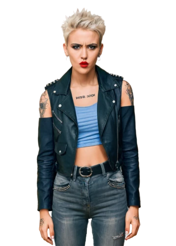 denim background,derivable,jeans background,holtzmann,perrie,punk,punk design,portrait background,robyn,grimes,androgyne,jean jacket,rock chick,electropop,androgyny,jojo,photo shoot with edit,leather jacket,edit icon,pop art background,Illustration,Realistic Fantasy,Realistic Fantasy 12