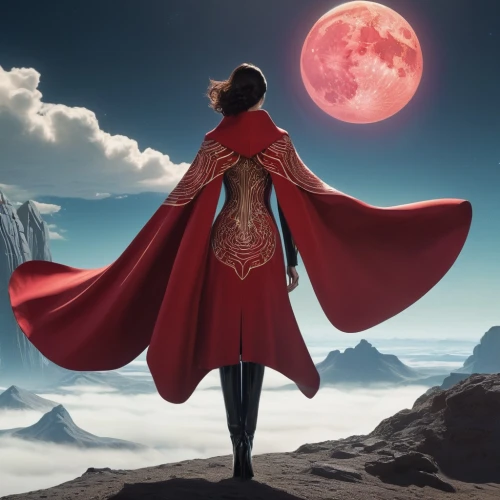 red cape,capes,red tunic,scarlet witch,red coat,mamozai,gothel,mulan,wiccan,moonshell,red riding hood,lady in red,fantasy woman,redcoat,man in red dress,caped,fantasia,goddess of justice,red super hero,sorceresses,Photography,Artistic Photography,Artistic Photography 15