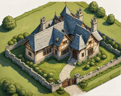 maplecroft,witch's house,ludgrove,houses clipart,fairy tale castle,bethlen castle,medieval castle,elizabethan manor house,ravenloft,house drawing,house roofs,isometric,chateau,castlelike,avernum,gatehouses,townsmen,peter-pavel's fortress,castle,country house,Illustration,Paper based,Paper Based 07