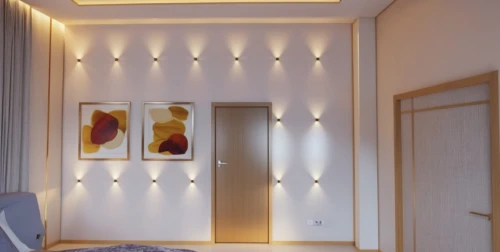 wall lamp,wall light,hallway space,interior decoration,modern decor,led lamp,contemporary decor,velux,wall plaster,fromental,search interior solutions,ensconce,ceiling light,sconces,modern room,interior design,walk-in closet,plafond,ceiling lighting,paneling,Photography,General,Realistic