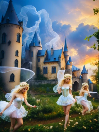 fantasy picture,3d fantasy,fairy tale castle,fairyland,fairy world,fairy tale,fairytale characters,imaginationland,fairytale castle,fairytale,vintage fairies,fantasy art,fairies,fantasy world,fairytales,fairies aloft,celtic woman,fantasyland,cinderellas,fairy tale character,Illustration,Realistic Fantasy,Realistic Fantasy 15