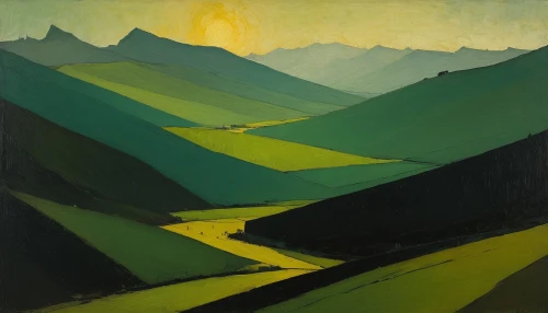 sommerfeldt,hoyland,rohrer,levinthal,benton,olle gill,alpine landscape,heilmann,theisen,hohmann,feitelson,eitel,feuchtwanger,green fields,vandenbroucke,lathrop,heidrich,green landscape,waksman,sundheim,Conceptual Art,Oil color,Oil Color 12