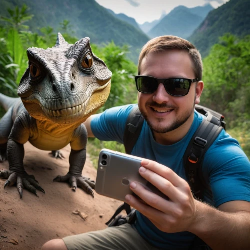 digital nomads,javastation,jurassic,ecotourists,taking picture with ipad,tropical animals,velociraptors,ecotourism,taking photo,high tourists,theropoda,ifaw,travel insurance,tourists,yangshao,palaeontological,rexes,vieng,wikitravel,herpetologist,Conceptual Art,Oil color,Oil Color 03