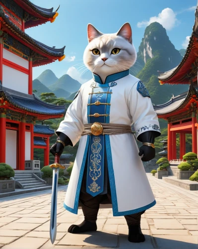 korin,shifu,jincai,cat warrior,puxi,jiwan,miqdad,bingbu,hanfu,chongkittavorn,jiangdong,jinwei,chunming,wufu,samurai,shogun,baoquan,joseon,shennong,chunmei,Unique,3D,3D Character