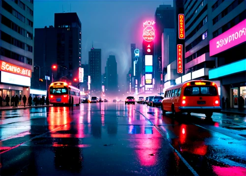 shinjuku,cityscape,rainy,time square,broadway,city highway,cybercity,neons,colorful city,yonge,metropolis,cityzen,tokyo city,boulevard,times square,cinema 4d,paulista,new york streets,tokyo,city at night,Conceptual Art,Sci-Fi,Sci-Fi 29