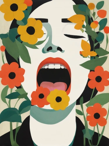 girl in flowers,flowerhead,falling flowers,flower illustrative,flower nectar,flowerheads,flower wall en,margueritte,marimekko,flowers fall,cartoon flowers,deflowered,flowers png,rosacea,sunflowers,retro flowers,cool pop art,anosmia,rosebushes,sunflower lace background,Illustration,Vector,Vector 08