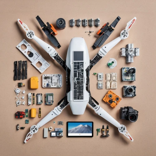 mindstorms,cordless screwdriver,micropolis,surveying equipment,construction toys,integrator,aerovironment,model kit,mavic 2,dji spark,disassembled,rechargeable drill,components,techtools,mini drone,calculating machine,dji mavic drone,photo equipment with full-size,unassembled,birotron,Unique,Design,Knolling