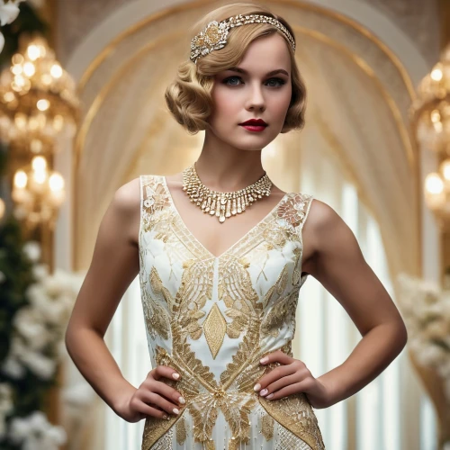 great gatsby,gold filigree,bridal jewelry,gatsby,golden weddings,roaring twenties,bridal gown,vintage lace,royal lace,wedding gown,vintage dress,rosalyn,bridal dress,filigree,maxon,evening dress,forsyte,wedding dresses,goldwork,peignoir,Photography,General,Realistic