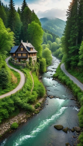house in mountains,house in the mountains,house in the forest,green landscape,house with lake,lonely house,home landscape,log home,nature wallpaper,the cabin in the mountains,beautiful landscape,beautiful home,landscape background,slovenia,austria,carpathians,summer cottage,house by the water,fisherman's house,mountain village,Photography,General,Realistic