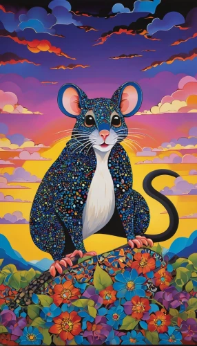 color rat,ratchasima,ratshitanga,mousepox,tikus,ratzenberger,rattiszell,rattazzi,ratliffe,rodentia,year of the rat,rataje,computer mouse,ratsirahonana,mousie,mouse,mouses,mice,ratterman,ratnavali,Conceptual Art,Oil color,Oil Color 14