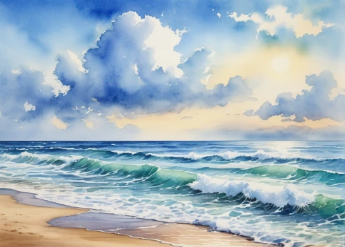 watercolor background,beach landscape,seascape,watercolor blue,sea landscape,ocean background,beach scenery,seascapes,watercolor,watercolor painting,ocean waves,coastal landscape,water colors,ocean,beach background,the sea,water color,landscape with sea,sea ocean,mediterranean sea,Photography,General,Realistic