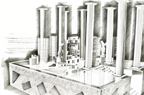 arcology,unbuilt,archigram,thermal power plant,densification,smeltery,industrialism,concrete plant,industrielles,combined heat and power plant,industrial landscape,power towers,megastructures,industrial ruin,refractories,overdevelopment,architectures,superstructures,industrialization,ctbuh