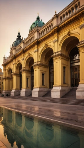 burgtheater,the lviv opera house,kurhaus,viennese,konzerthaus berlin,mirogoj,residenz,opernhaus,konzerthaus,nationaltheater,viennese kind,glyptotek,rudolfinum,nationalgalerie,budapest,kunsthistorisches museum,volkstheater,vienna,hofburg imperial palace,danube bank,Art,Classical Oil Painting,Classical Oil Painting 44