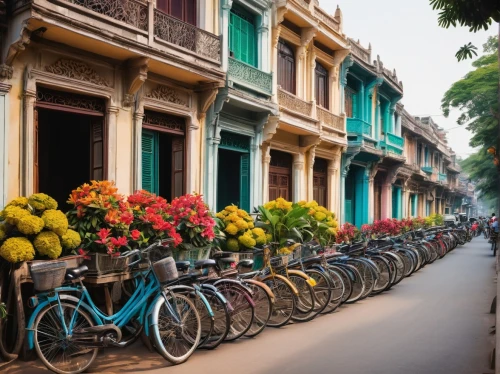 hanoi,pondicherry,hoian,hcmc,vietnam,ha noi,saigon,hoi an,vietnam vnd,phnom,row of houses,viet nam,siem reap,bicycle lane,cambodia,chennai,penh,puducherry,bicycles,siemreap,Illustration,Children,Children 06