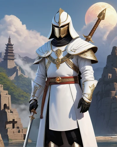 izanagi,paladin,hospitaller,swordmaster,templar,knight armor,saladin,crusader,ornstein,militiae,neverwinter,yushenkov,warden,raiden,xiahou,benkei,kenzan,langrisser,kenshi,knighten,Unique,3D,3D Character