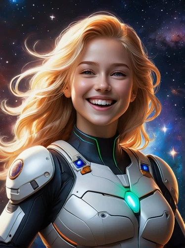 andromeda,zeta,amora,samus,allura,nova,anakara,monocerotis,sci fiction illustration,liora,lopilato,zhomova,cortana,dazzler,chiuri,vector girl,solar,portrait background,laureline,namora,Illustration,American Style,American Style 02