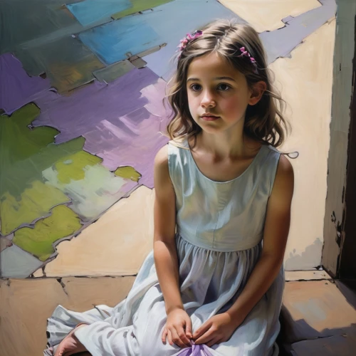 girl with cloth,heatherley,young girl,girl in cloth,girl portrait,girl sitting,girl praying,girl with bread-and-butter,oil painting,photorealist,portrait of a girl,gagnon,jeanneney,girl drawing,farrant,nestruev,oil painting on canvas,mystical portrait of a girl,girl in a long,helnwein,Illustration,Realistic Fantasy,Realistic Fantasy 28
