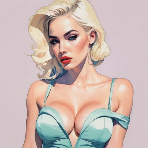 vanderhorst,marilyn monroe,monroe,pin-up girl,watercolor pin up,retro pin up girl,marylyn monroe - female,pin up girl,digital painting,marilyn,marilyng,mamie van doren,elsa,marilynne,pin-up model,pin ups,marylin,marylin monroe,pin-up girls,retro pin up girls,Illustration,Paper based,Paper Based 19