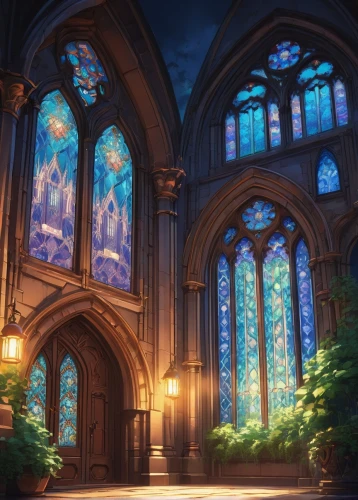 stained glass windows,gothic church,cathedrals,cathedral,haunted cathedral,sanctuary,violet evergarden,neogothic,magisterium,stained glass,sanctum,beit,hall of the fallen,windows wallpaper,stained glass window,gothic,gothic style,praetorium,maplestory,church windows,Illustration,Japanese style,Japanese Style 03