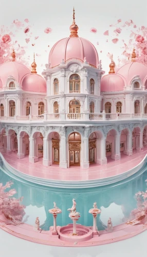 pink city,fountain of friendship of peoples,bathhouses,water palace,bathhouse,floor fountain,gurdwaras,marble palace,sarovar,gurudwara,floating island,gurdwara,fountain,city fountain,wishing well,musical dome,decorative fountains,chhatri,harmandir,mikvah,Conceptual Art,Fantasy,Fantasy 24