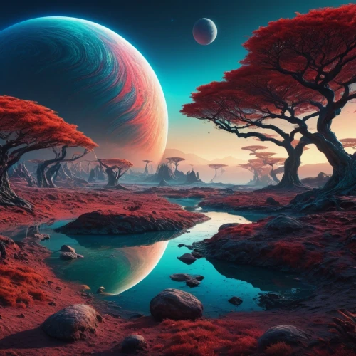 alien planet,lunar landscape,alien world,fantasy landscape,futuristic landscape,red planet,barsoom,dune landscape,planet eart,fantasy picture,moon valley,planet,3d fantasy,planetary,desert planet,moonscape,terraformed,dreamscape,fractal environment,fire planet,Photography,General,Fantasy