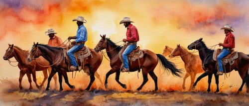 vaqueros,western riding,cowboy silhouettes,caballos,horse riders,cowboys,quarterhorses,highwaymen,cavalrymen,prorodeo,westerns,cavalry,horse herder,bushrangers,lusitanos,charros,racehorses,horsemen,horseplayers,sauros,Illustration,Paper based,Paper Based 24