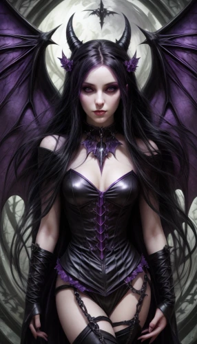 demoness,dark angel,morrigan,gothic woman,dark elf,malefic,demona,evil fairy,lilith,erinyes,goth woman,demonology,black angel,hecate,gothic style,abaddon,wiccan,nightshade,gothic,vampyre