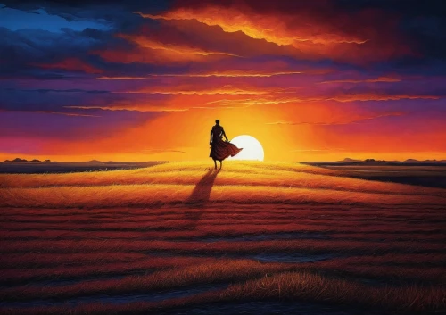 girl on the dune,silhouette art,dune,dune landscape,world digital painting,dune sea,viewing dune,sunset,sand road,rising sun,landscape background,sun,journey,the horizon,sundancer,desert background,woman silhouette,horizon,kite boarder wallpaper,art silhouette,Illustration,Realistic Fantasy,Realistic Fantasy 25