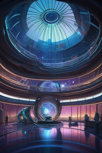 spaceship interior,hemicycle,ufo interior,perisphere,wheatley,technosphere,planetarium,futuristic landscape,stargates,musical dome,futuristic art museum,primosphere,europacorp,sky space concept,spaceship space,planetariums,extant,cinerama,scifi,arcology,Conceptual Art,Fantasy,Fantasy 15