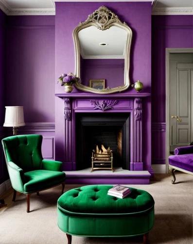 sitting room,rich purple,violet colour,lanesborough,claridge,purple,castlemartyr,the purple-and-white,babington,chaise lounge,highgrove,sumptuous,belgravia,great room,zoffany,purple wallpaper,mahdavi,interior decoration,purples,victorian room